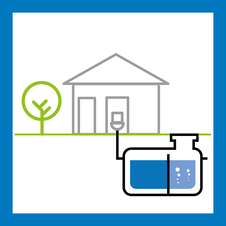 Rewatec-Icon für Produkte der Kategorie Kleinkläranlagen
