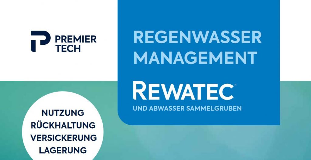 Symbolbild, dass den Regenwasserkatalog von Premier Tech repräsentiert.